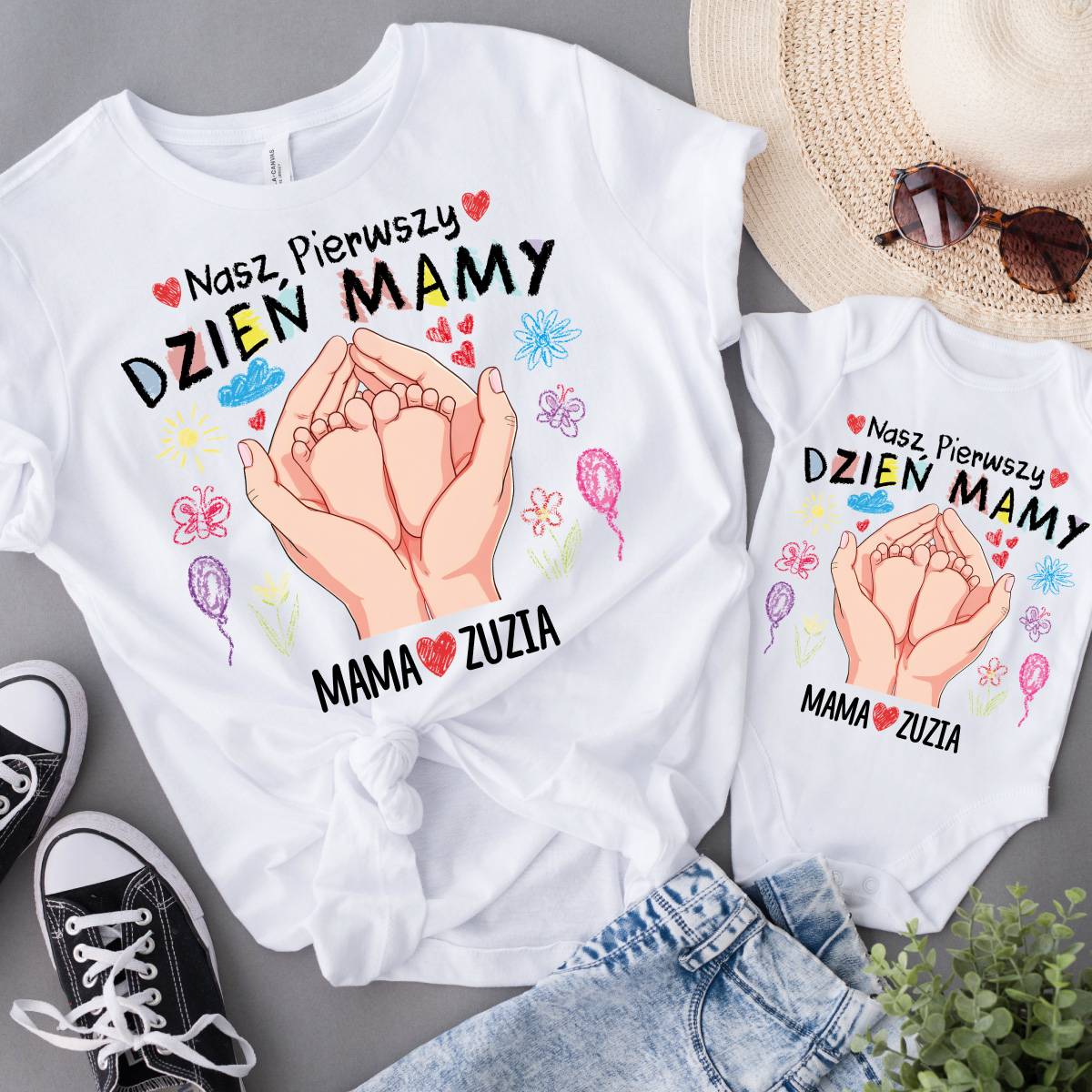 Pierwszy dzień Mamy - rysunek