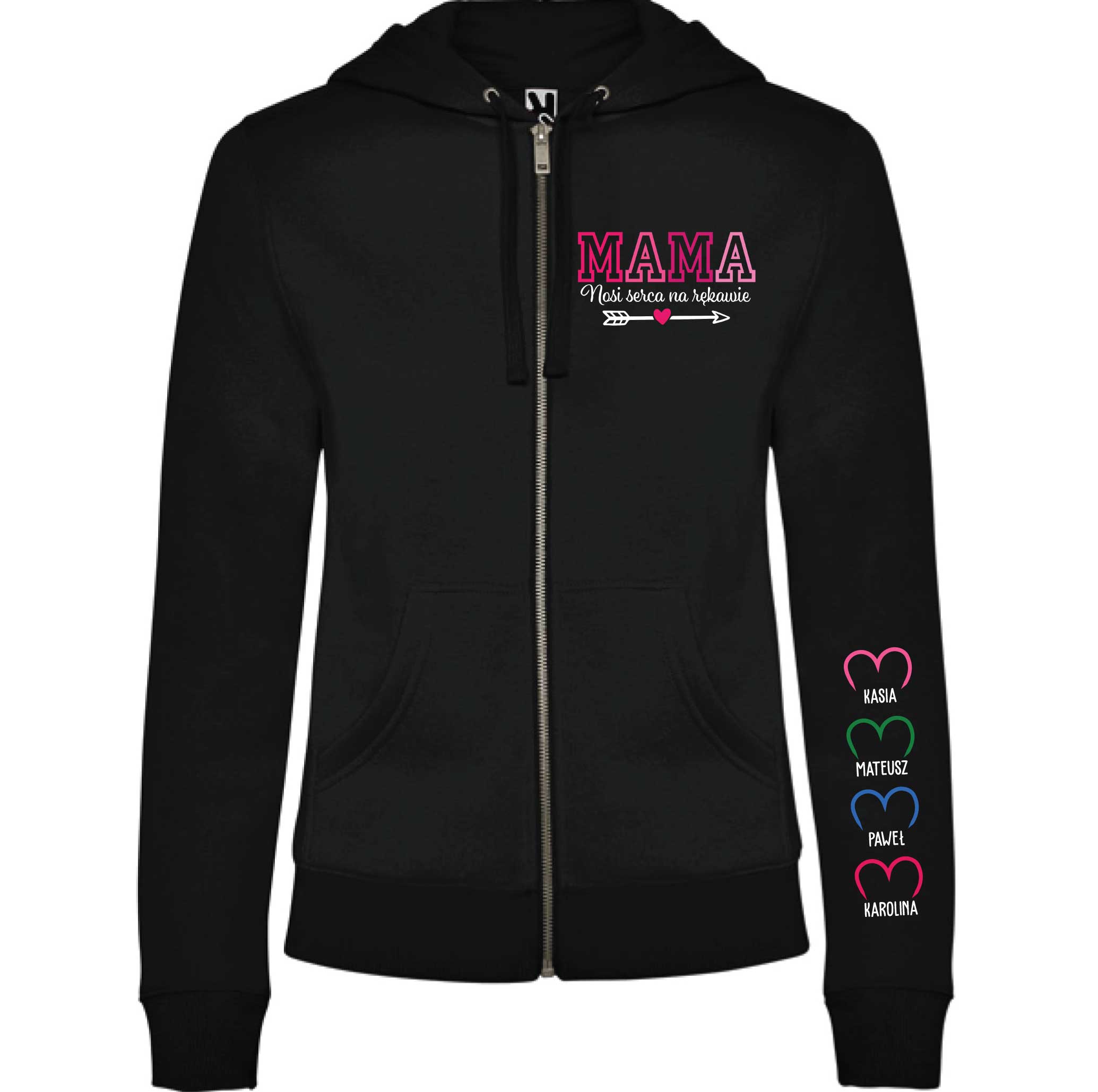 Najlepsza mama - czarna bluza
