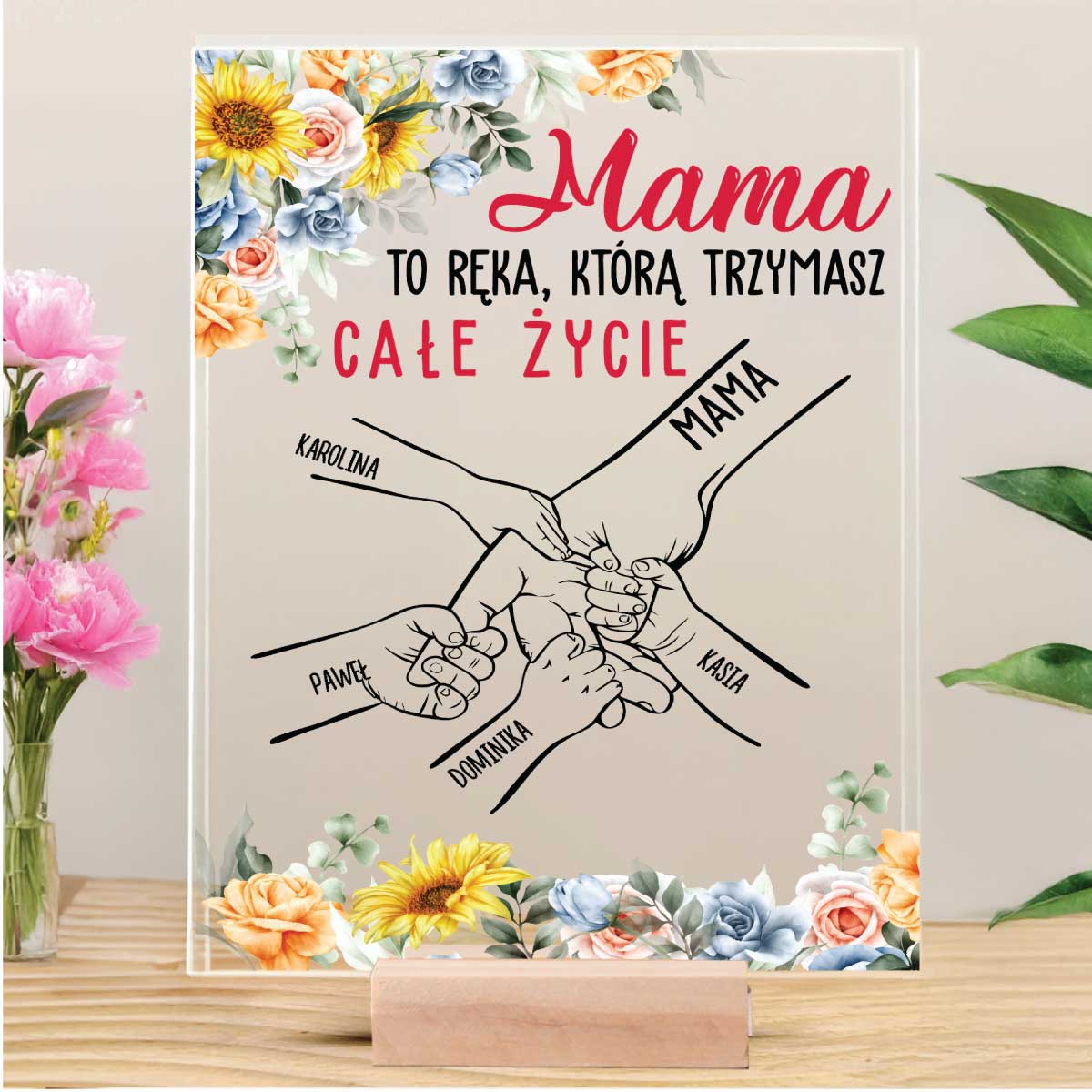 Mama to ręka, którą trzymasz całe życie